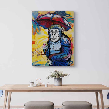 Chimp in Love Again (Original Painting)