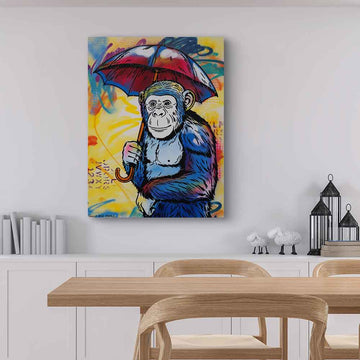 Chimp in Love Again (Original Painting)
