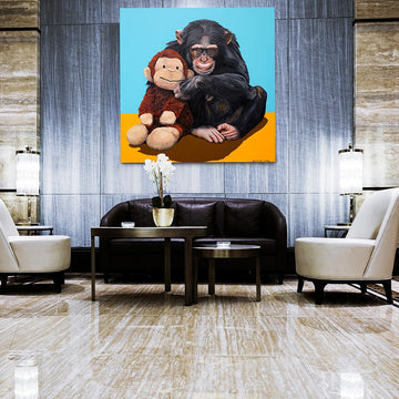 Chimp in Love (Original Painting)