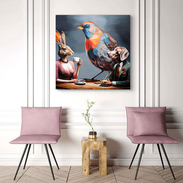 Coffee for three (Original Painting)