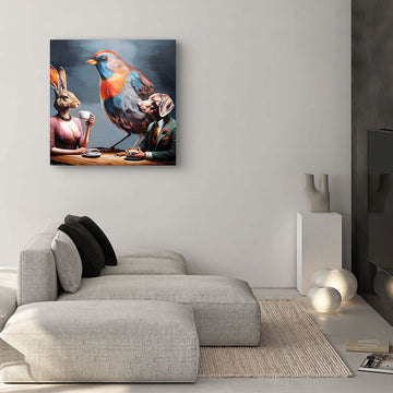 Coffee for three (Original Painting)