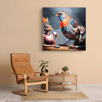 Coffee for three (Original Painting)