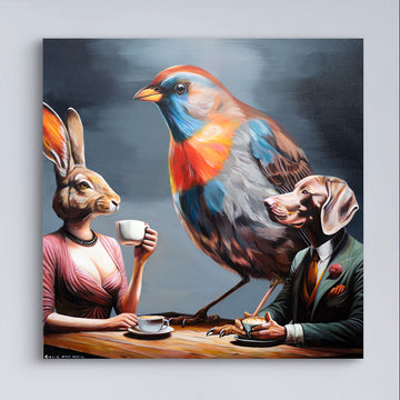 Coffee for three (Original Painting)