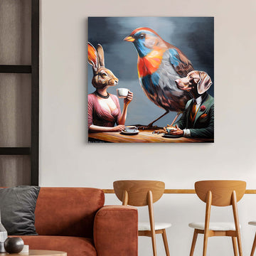 Coffee for three (Original Painting)