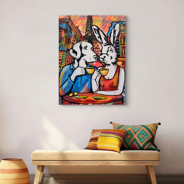 Coffee Lovers (Original Painting)