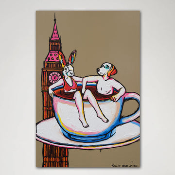 Coffee Near Big Ben (Original Painting)