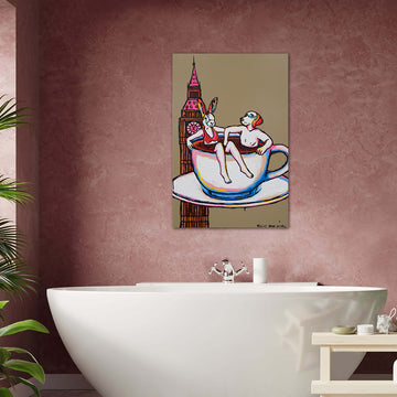 Coffee Near Big Ben (Original Painting)