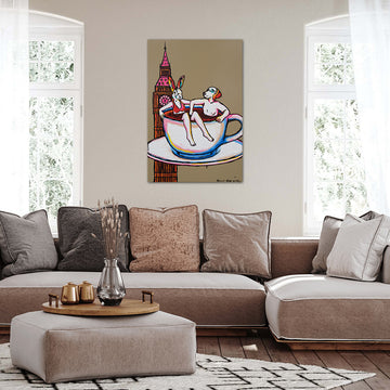 Coffee Near Big Ben (Original Painting)