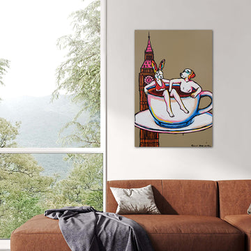 Coffee Near Big Ben (Original Painting)