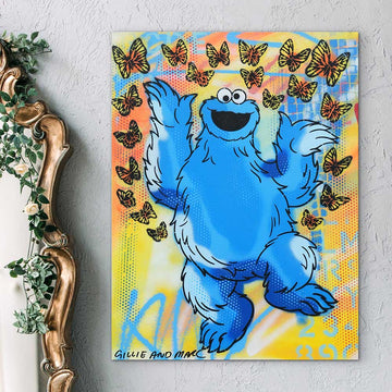 Cookie Is Happy (Original Painting)