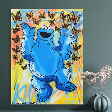 Cookie Is Happy (Original Painting)