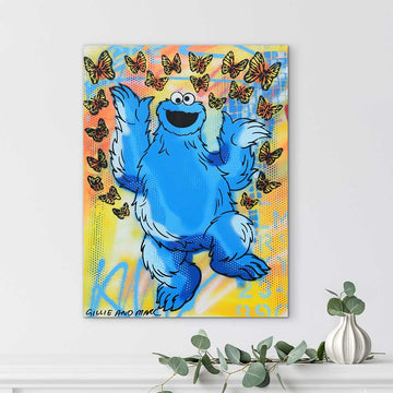 Cookie Is Happy (Original Painting)