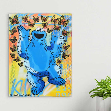 Cookie Is Happy (Original Painting)