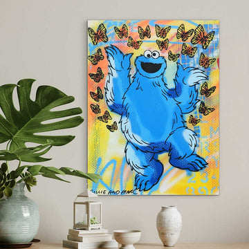 Cookie Is Happy (Original Painting)