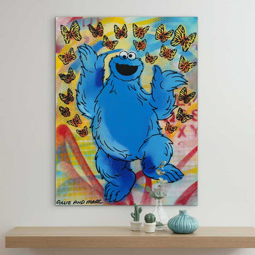 Cookie Monster Dream (Original Painting)