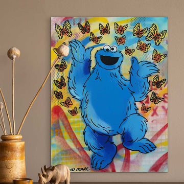 Cookie Monster Dream (Original Painting)