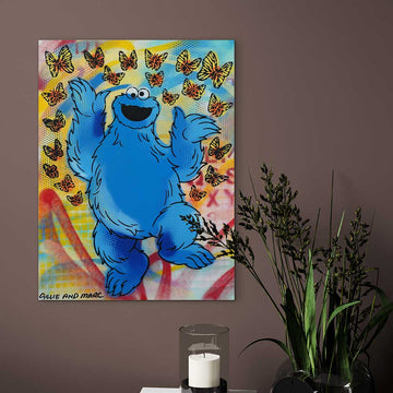 Cookie Monster Dream (Original Painting)