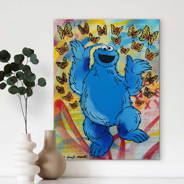Cookie Monster Dream (Original Painting)