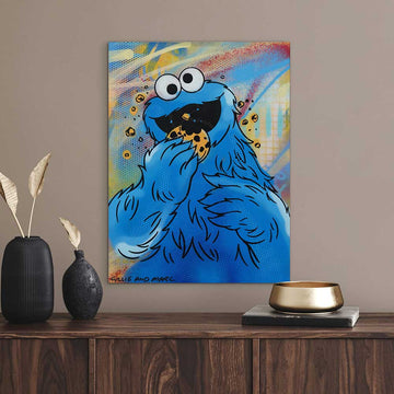 Cookie Monster Is Hungry (Original Painting)