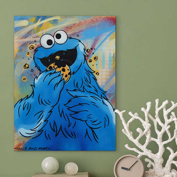 Cookie Monster Is Hungry (Original Painting)
