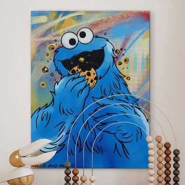 Cookie Monster Is Hungry (Original Painting)