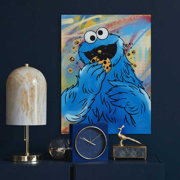 Cookie Monster Is Hungry (Original Painting)