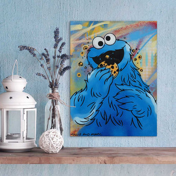 Cookie Monster Is Hungry (Original Painting)
