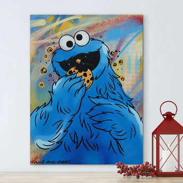Cookie Monster Is Hungry (Original Painting)