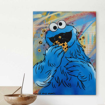 Cookie Monster Is Hungry (Original Painting)