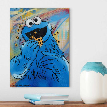 Cookie Monster Is Hungry (Original Painting)