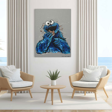 Cookie Monster Loved Cookies (Original Painting)