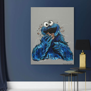 Cookie Monster Loved Cookies (Original Painting)