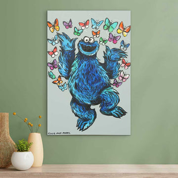 Cookie Monster Was Always Up (Original Painting)