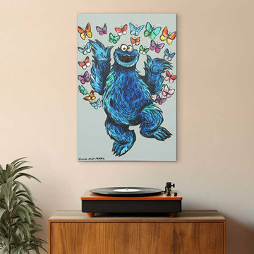 Cookie Monster Was Always Up (Original Painting)