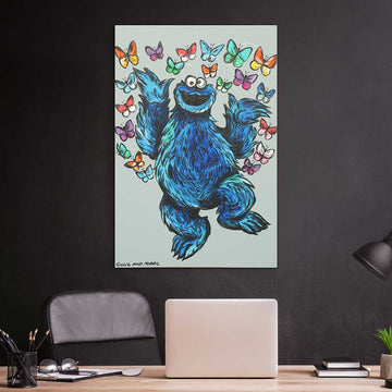 Cookie Monster Was Always Up (Original Painting)