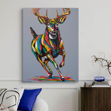 Deer In The Dawn (Original Painting)