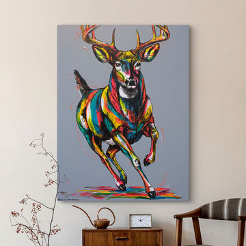 Deer In The Dawn (Original Painting)