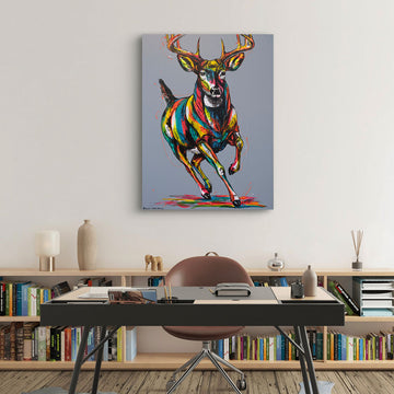 Deer In The Dawn (Original Painting)