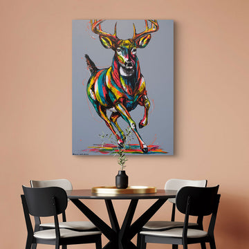 Deer In The Dawn (Original Painting)