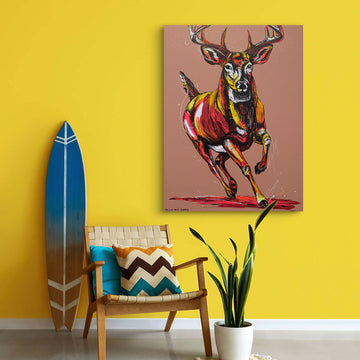 Deer's Dash (Original Painting)