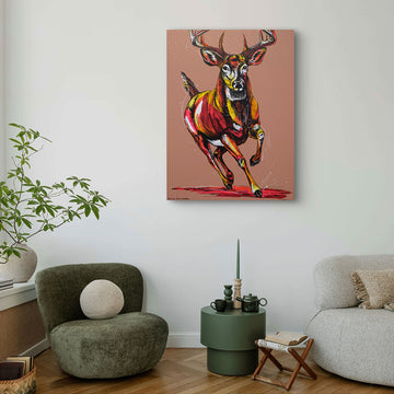 Deer's Dash (Original Painting)
