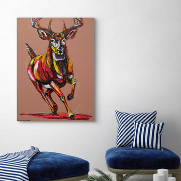 Deer's Dash (Original Painting)