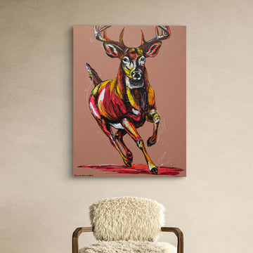 Deer's Dash (Original Painting)