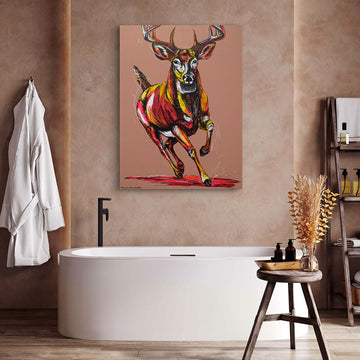 Deer's Dash (Original Painting)