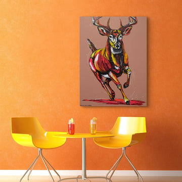 Deer's Dash (Original Painting)