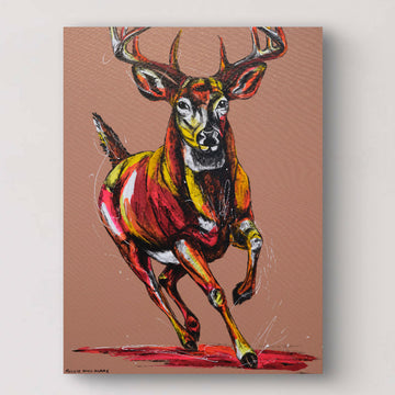 Deer's Dash (Original Painting)