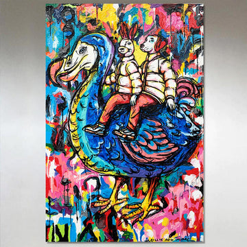 Dodo Riders (Original Painting)