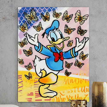 Donald Had Butterflies on His Mind (Original Painting)