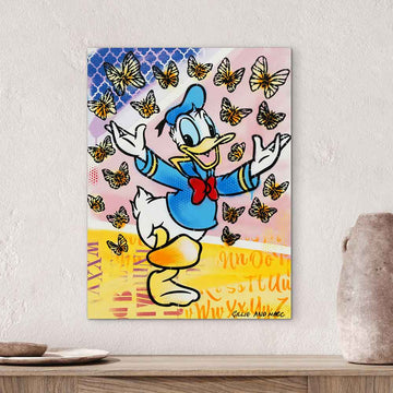 Donald Had Butterflies on His Mind (Original Painting)