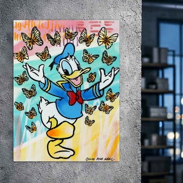 Donald Had a Little Flutter of Friends (Original Painting)
